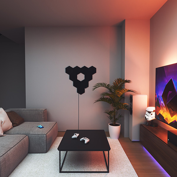 Nanoleaf Shapes Black Hexagons | 9 stuks | Startset Nanoleaf